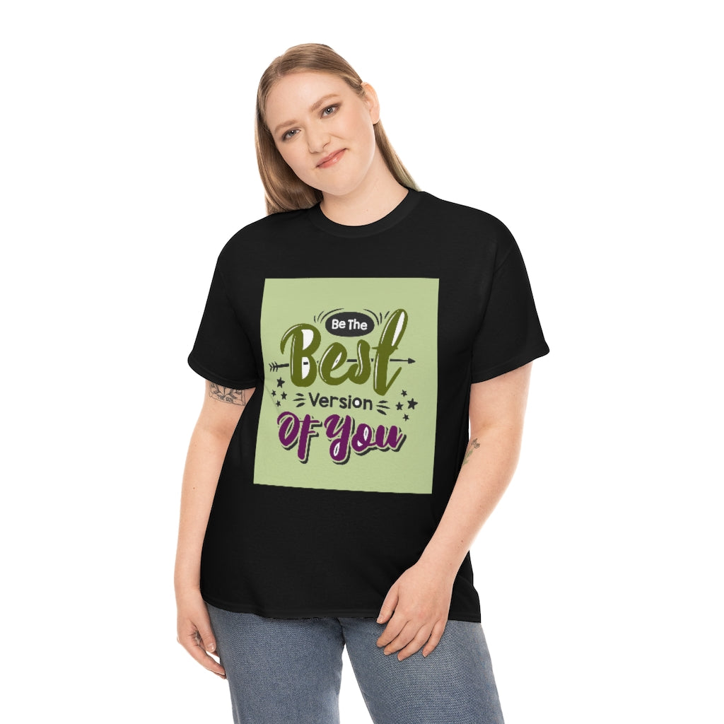 Be the best version black t shirt